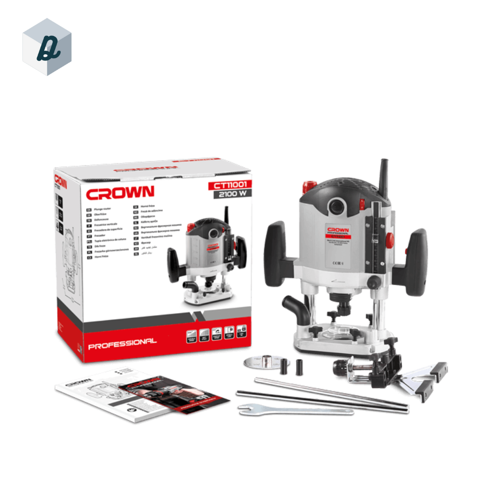 Défonceuse Routeur 2100w 12mm CROWN | CT11001