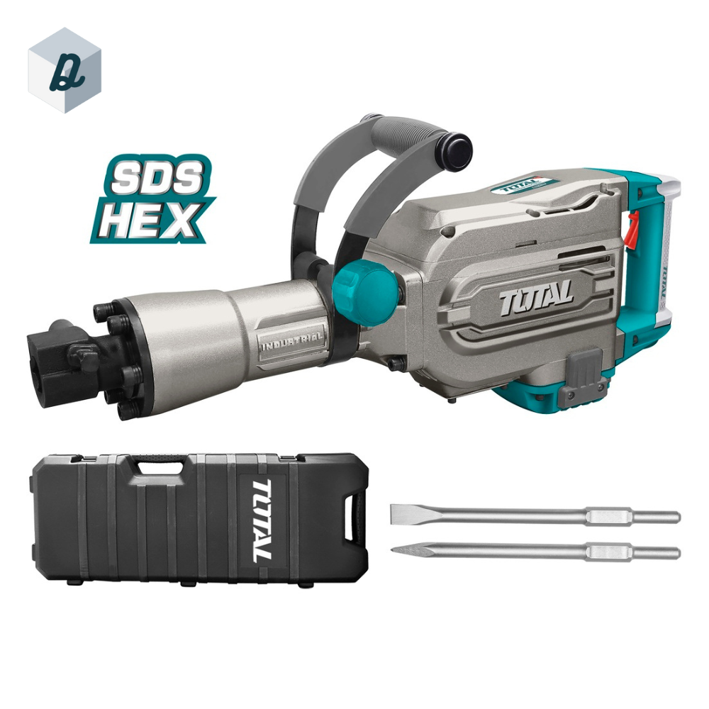 Marteau Piqueur De Demolition SDS-HEX 1700w 45j New TOTAL | TH215456