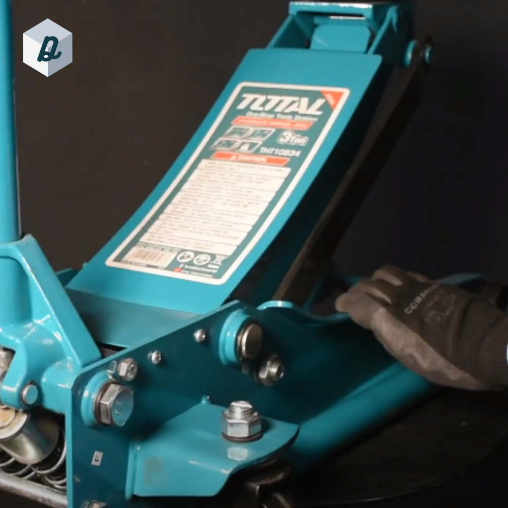 Cric Chariot Hydraulic Double Pompe 3.5 Tonnes TOTAL | THT10834