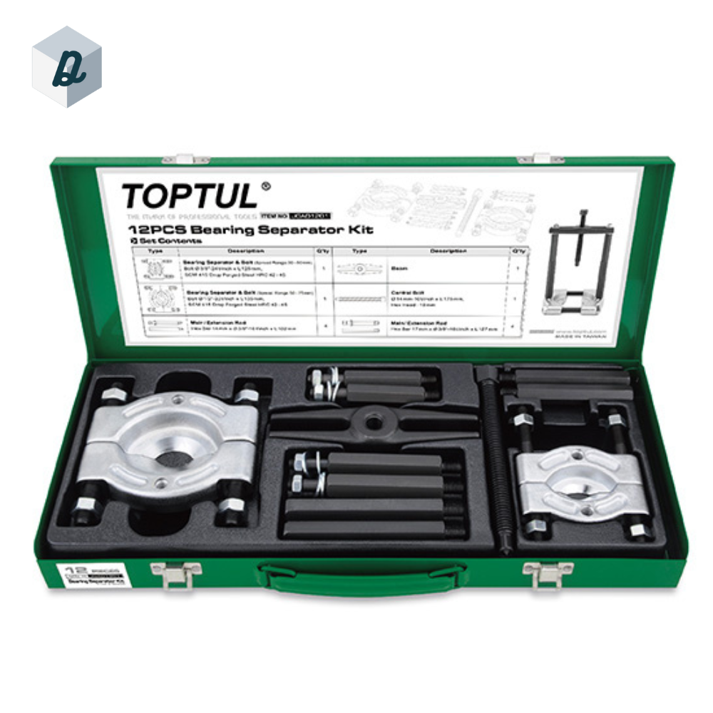 Kit de Séparateurs de Roulements 12 pièces TOPTUL | JGAD1201