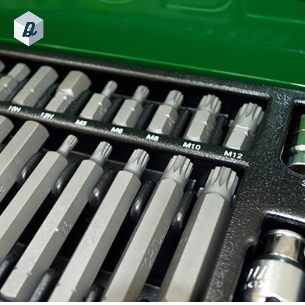 Jeu d'embouts 3/8 "et 1/2" 40 pièces TOPTUL | GAAD4002