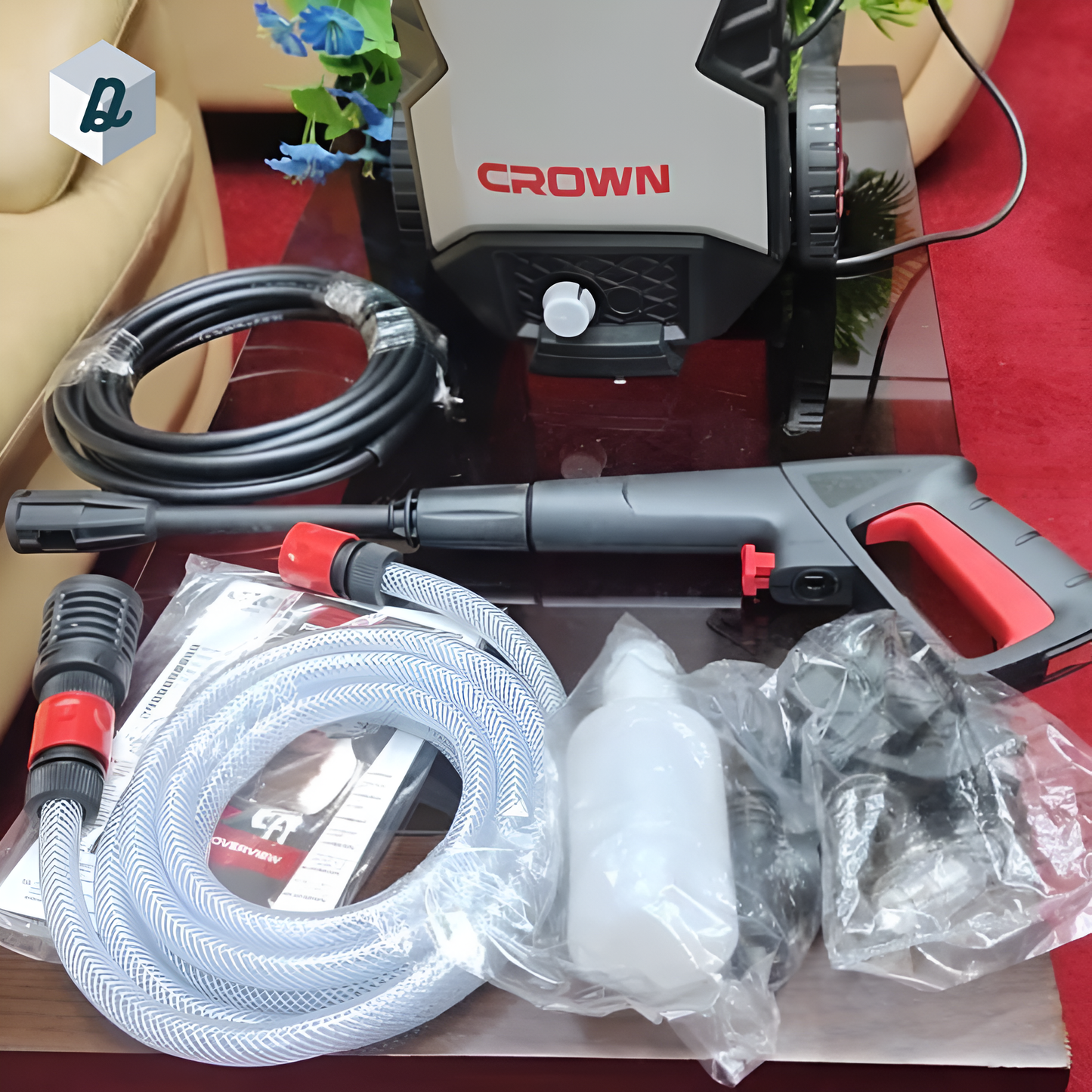 Nettoyeur à Pression 100Bar 1400W CROWN | CT42020