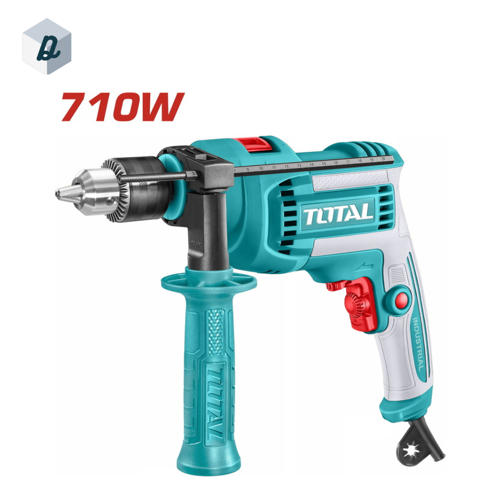 Perceuse à Percussion 13mm 710W TOTAL | TG1071366