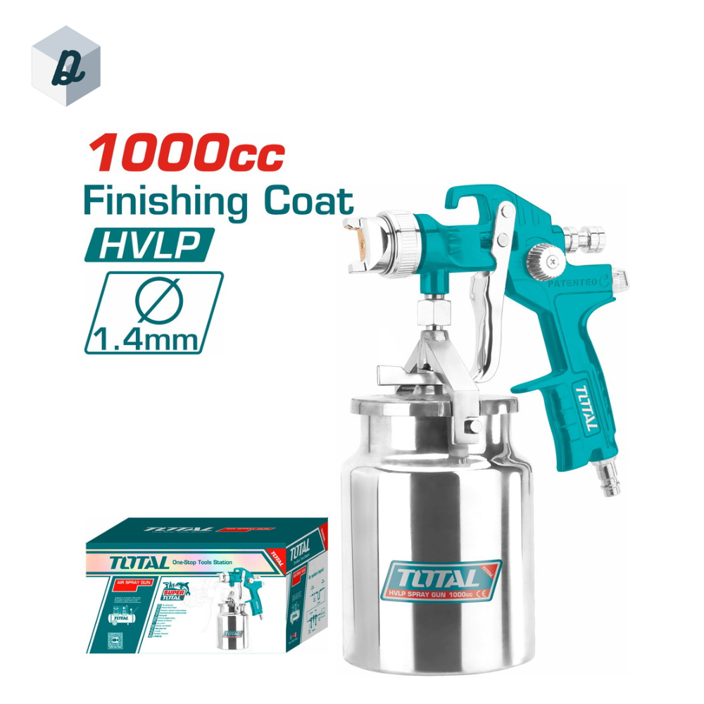 Pistolet à Peinture Finition PRO 1000CC HVLP TOTAL | TAT11004