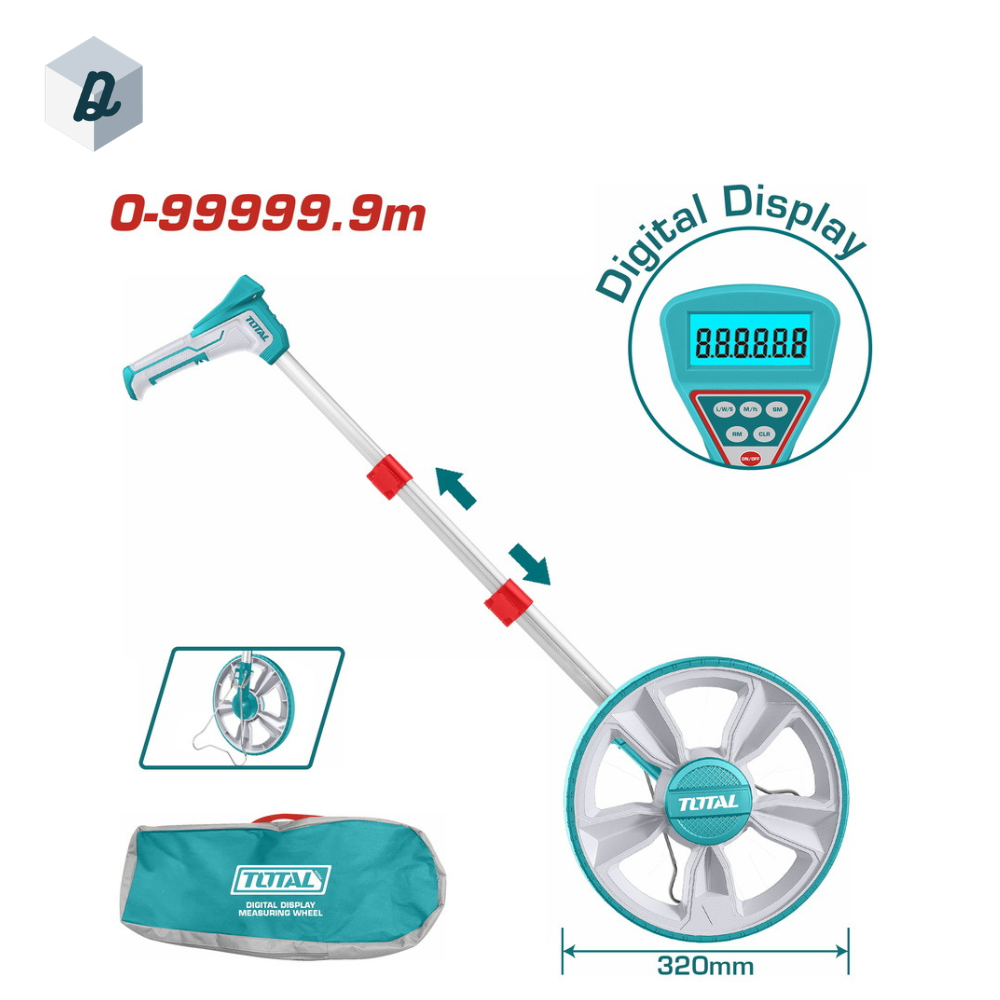 Roue de Mesure Digitale 10 000m TOTAL | TMT19923