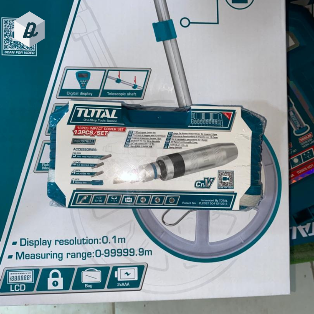 Coffret de 13 Tournevis à Percussion TOTAL | THIDS1301