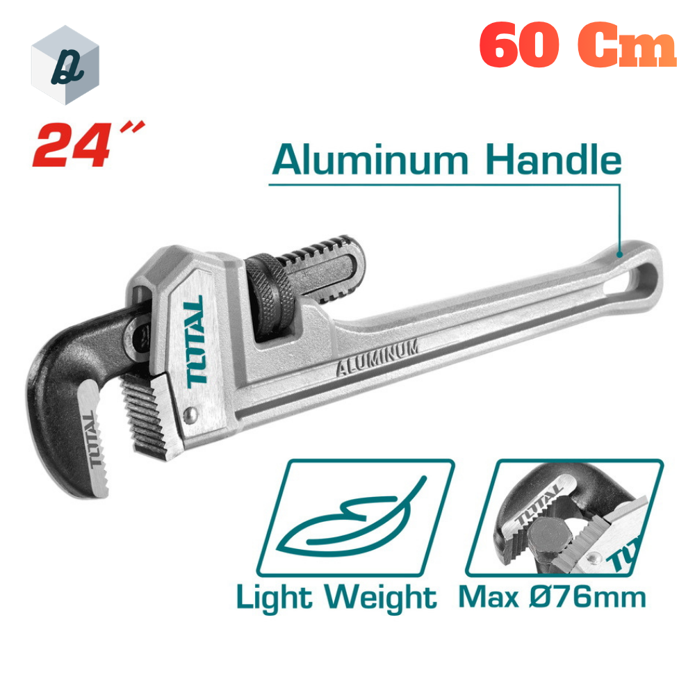 Clé à Griffe Aluminium 24" (600 mm) TOTAL | THTAL17246