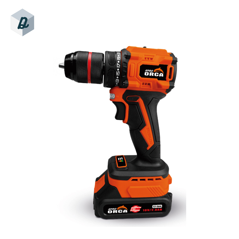 Visseuse Perceuse à Batterie 14V 2.0Ah Double Batterie, Mouteur sans Balais ORCA | PRO314