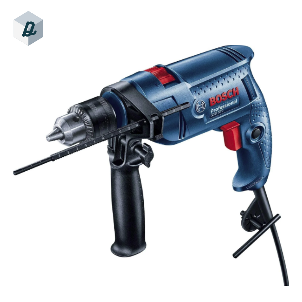 Perceuse à Percussion Professionnel 13mm 570W BOSCH | GSB570
