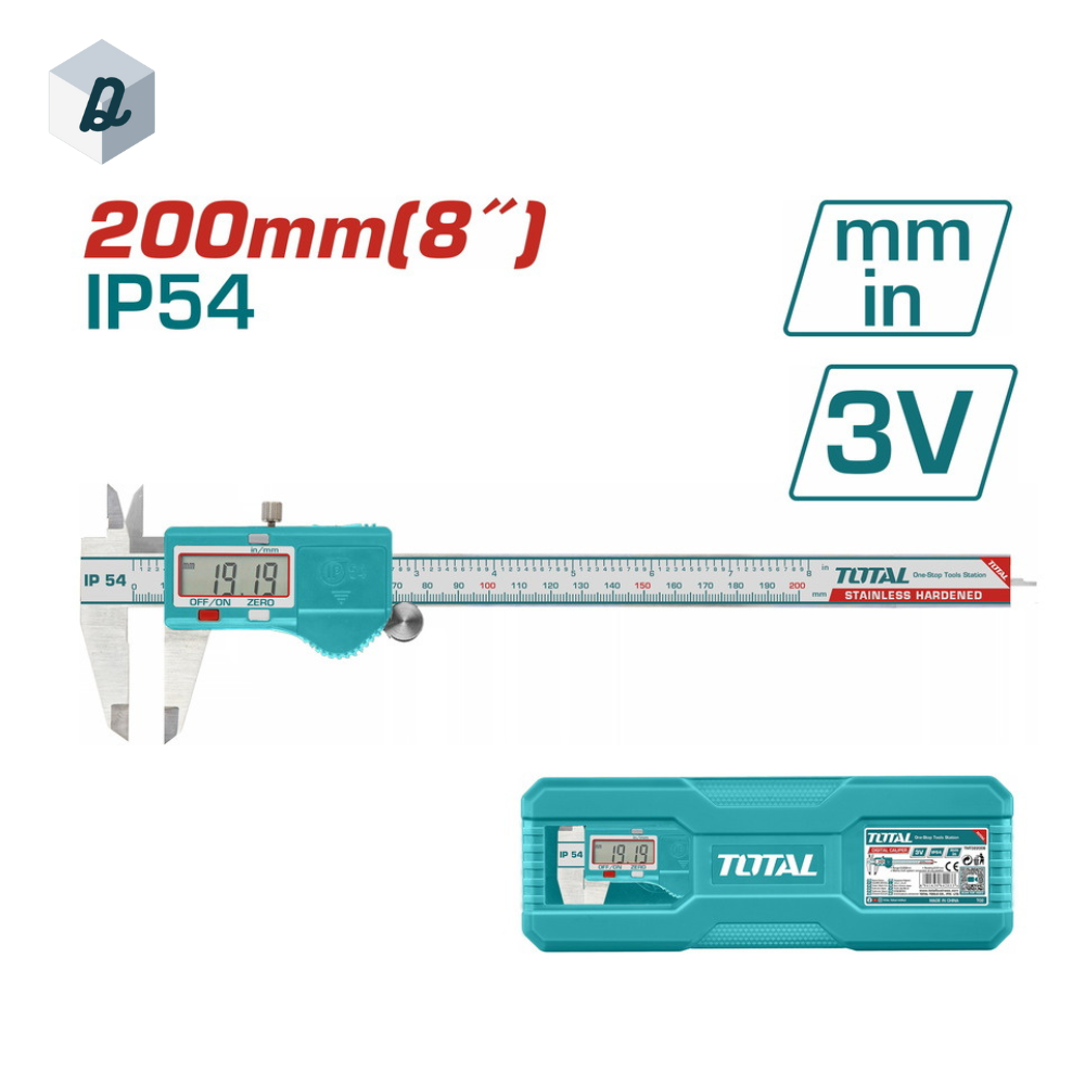 Pied à Coulisse 200mm TOTAL | TMT322006