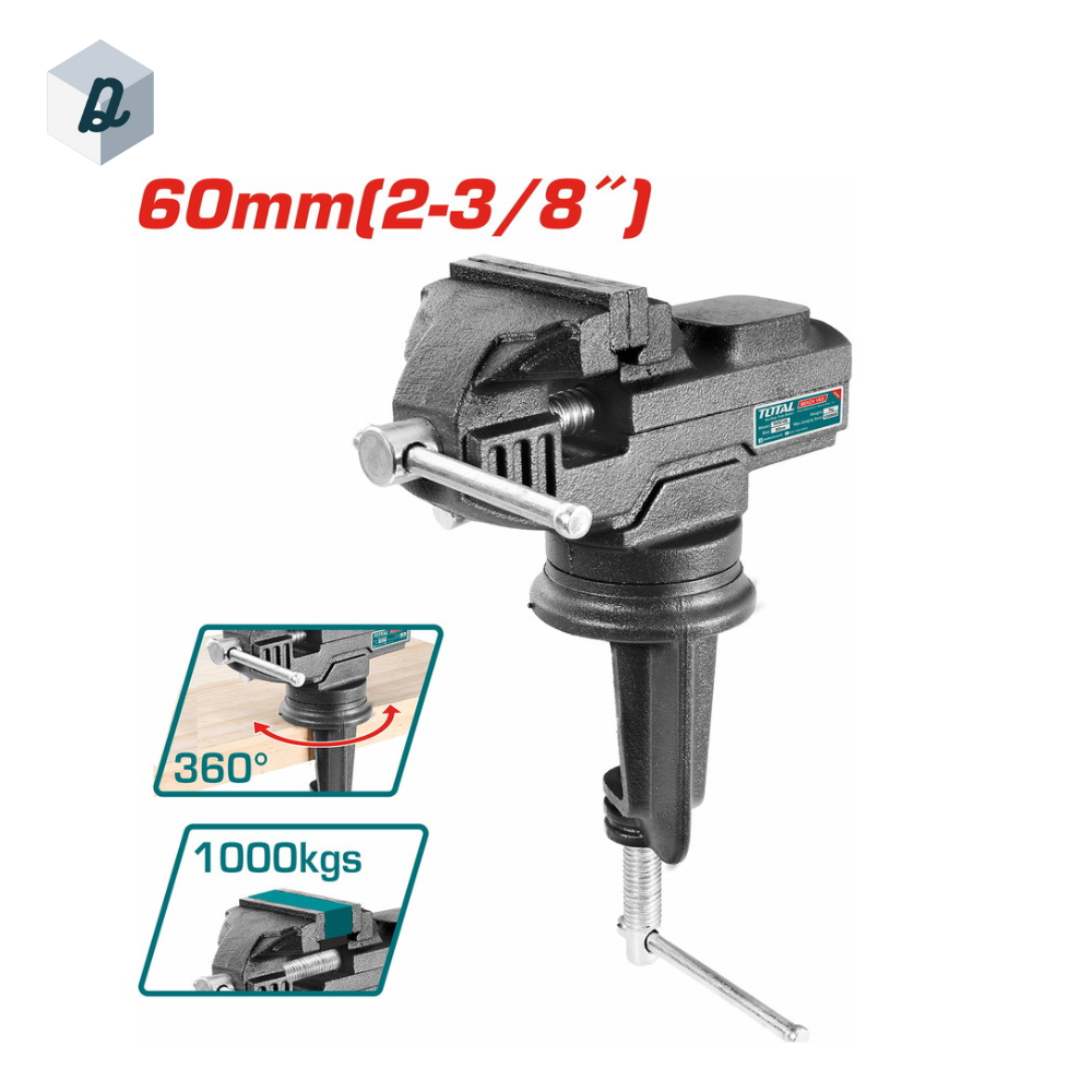 Etau Détabli À Ouverture De Mâchoire 6 Cm 2.36" TOTAL | THT6126