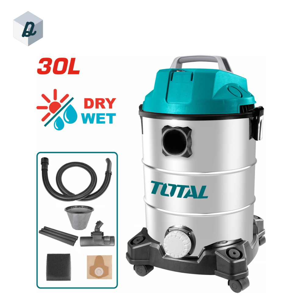 Aspirateur 30L 1300W TOTAL | TVC13301