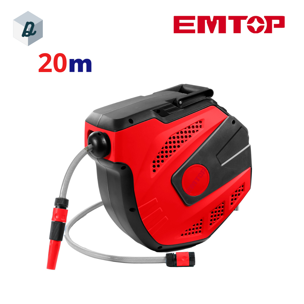 Enrouleur Automatique de Tuyau d'Eau 20 mètres Emtop | EMVZ2020