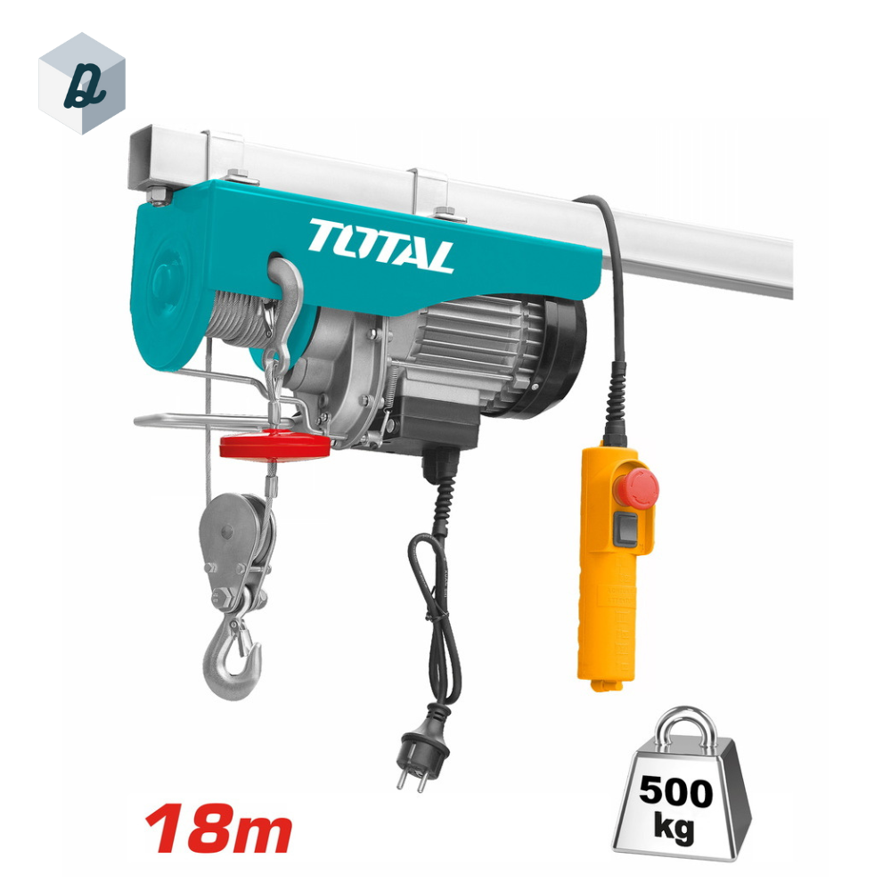 Treuil Électrique 250/500 kg – 18m TOTAL | TLH1952