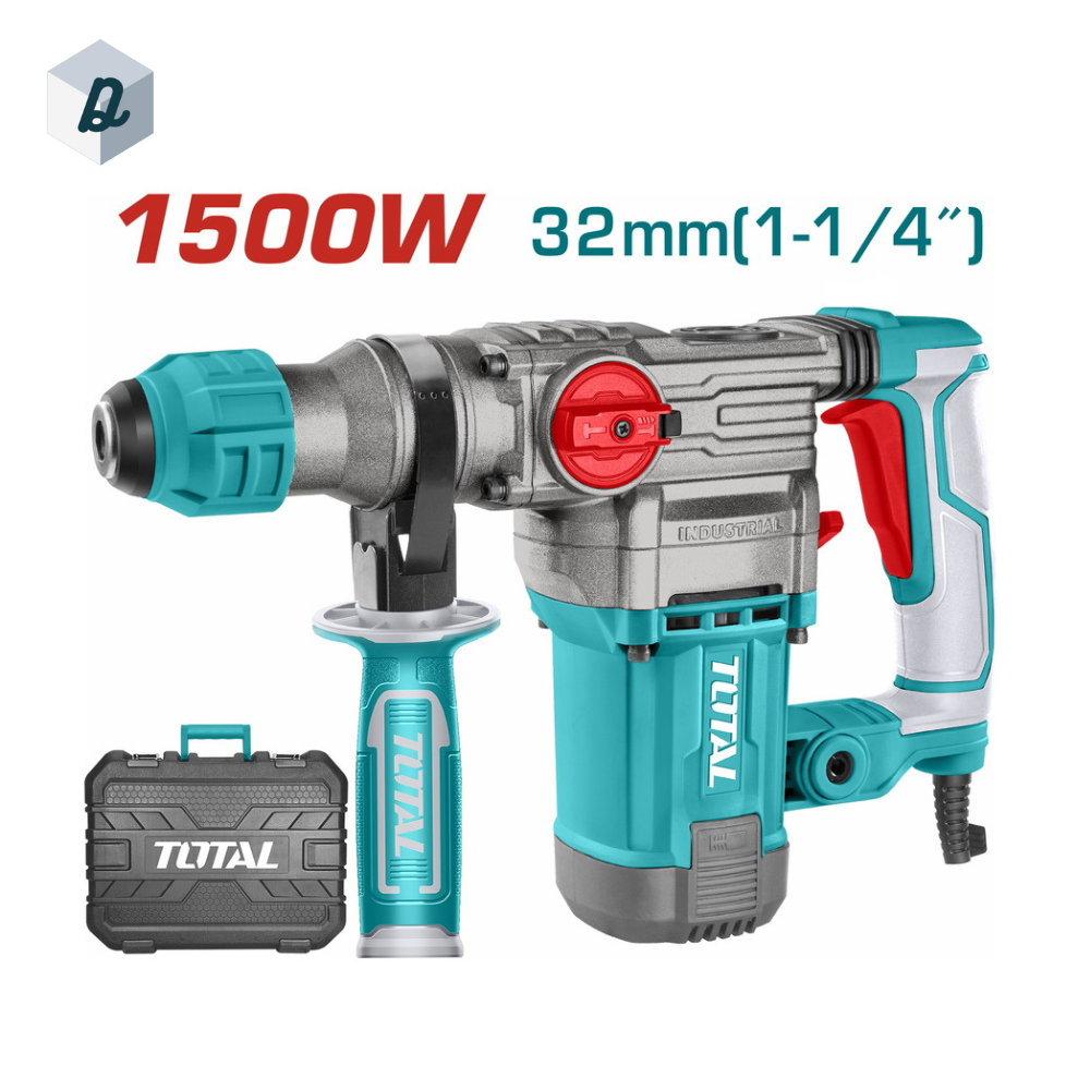 Marteau Perforateur SDS-Plus 1500W – 32 mm TOTAL | TH1153256