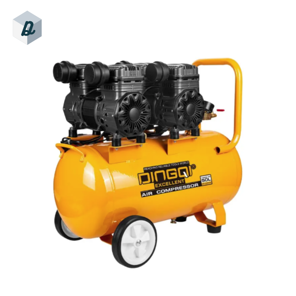 Compresseur d'air Électrique Industriel Haute Pression DINGQI 50L – 1490W x2 0.8MPa DINGQI | DG120456
