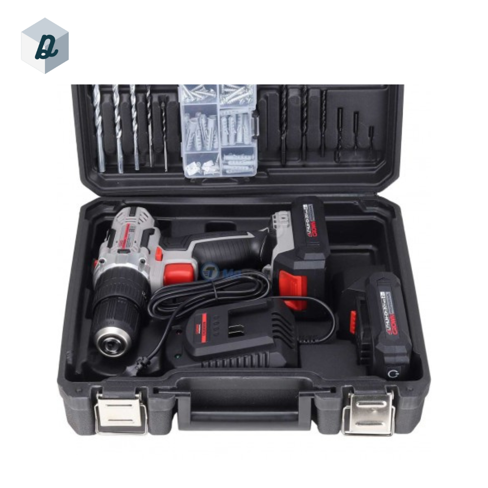 Kit 29PCS Visseuse à Percussion avec 2 Batteries 20V 2Ah CROWN | CT21102H-2