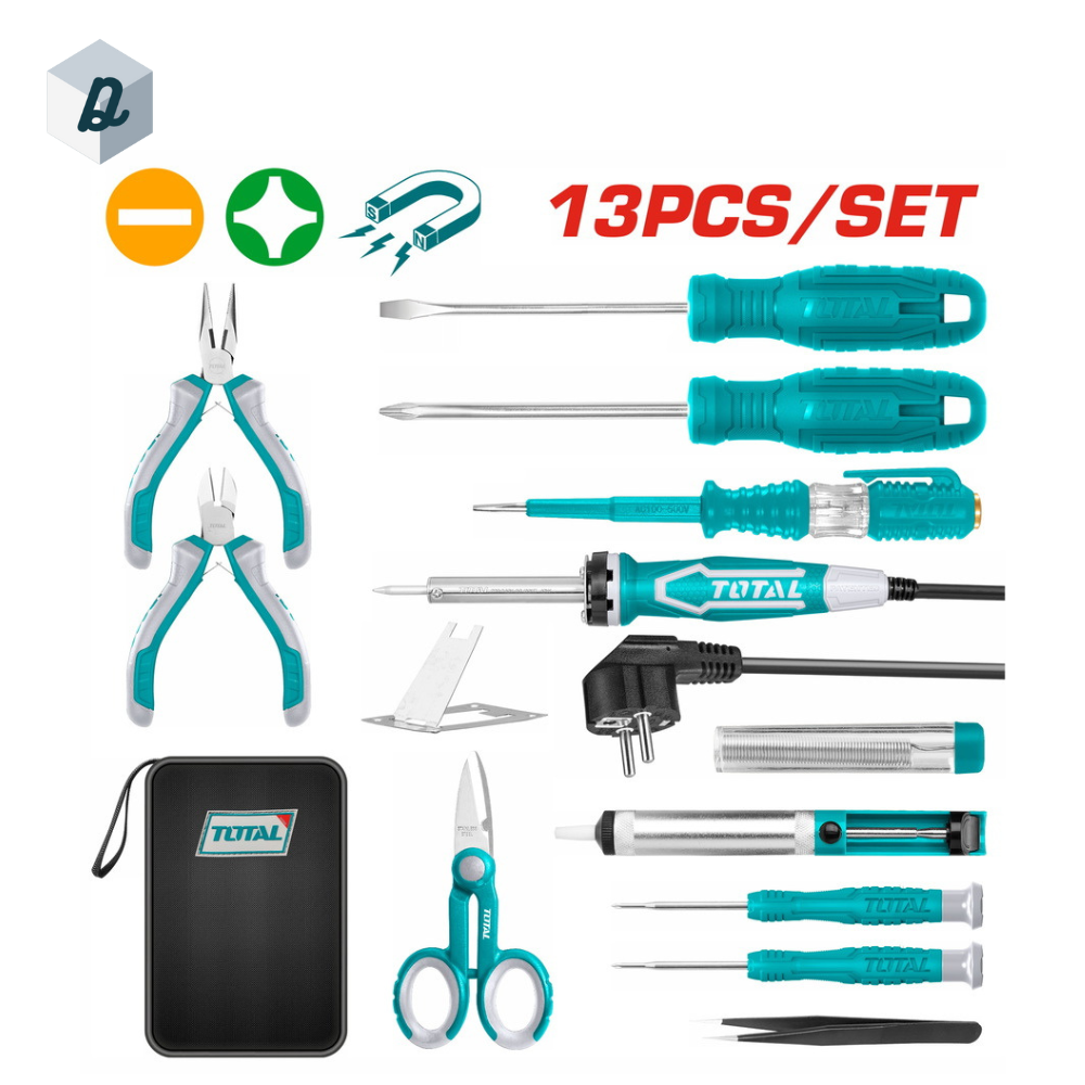 Ensemble de 13 Outils de Télécommunications TOTAL | TKTTSK0132