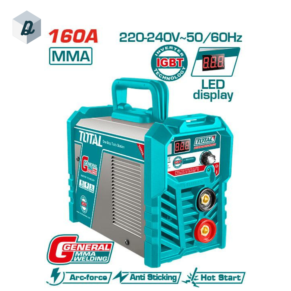 Poste à Souder 160A MMA à Onduleur TOTAL | TW216028