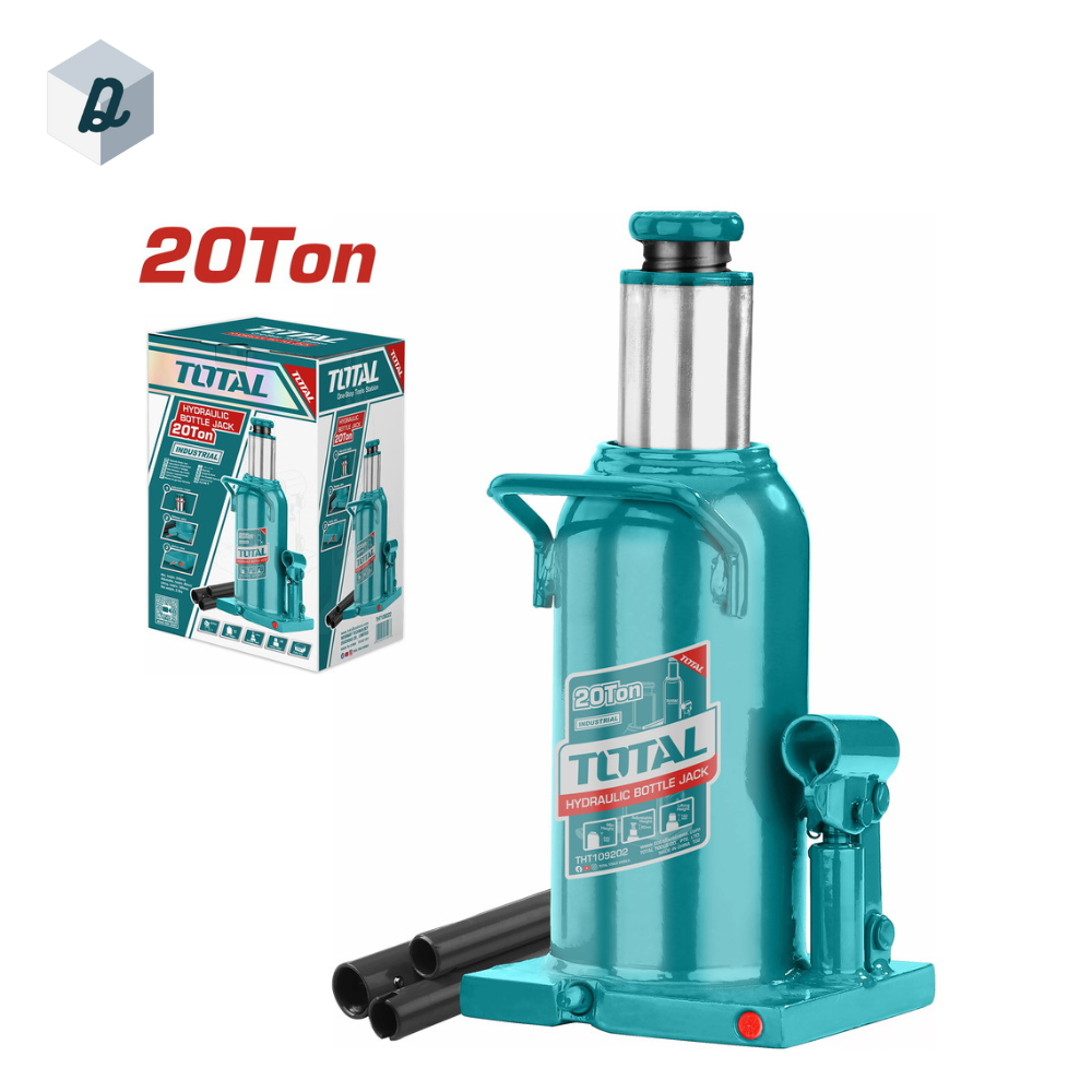 Cric Bouteille Hydraulique 20Tonnes Total | THT109202