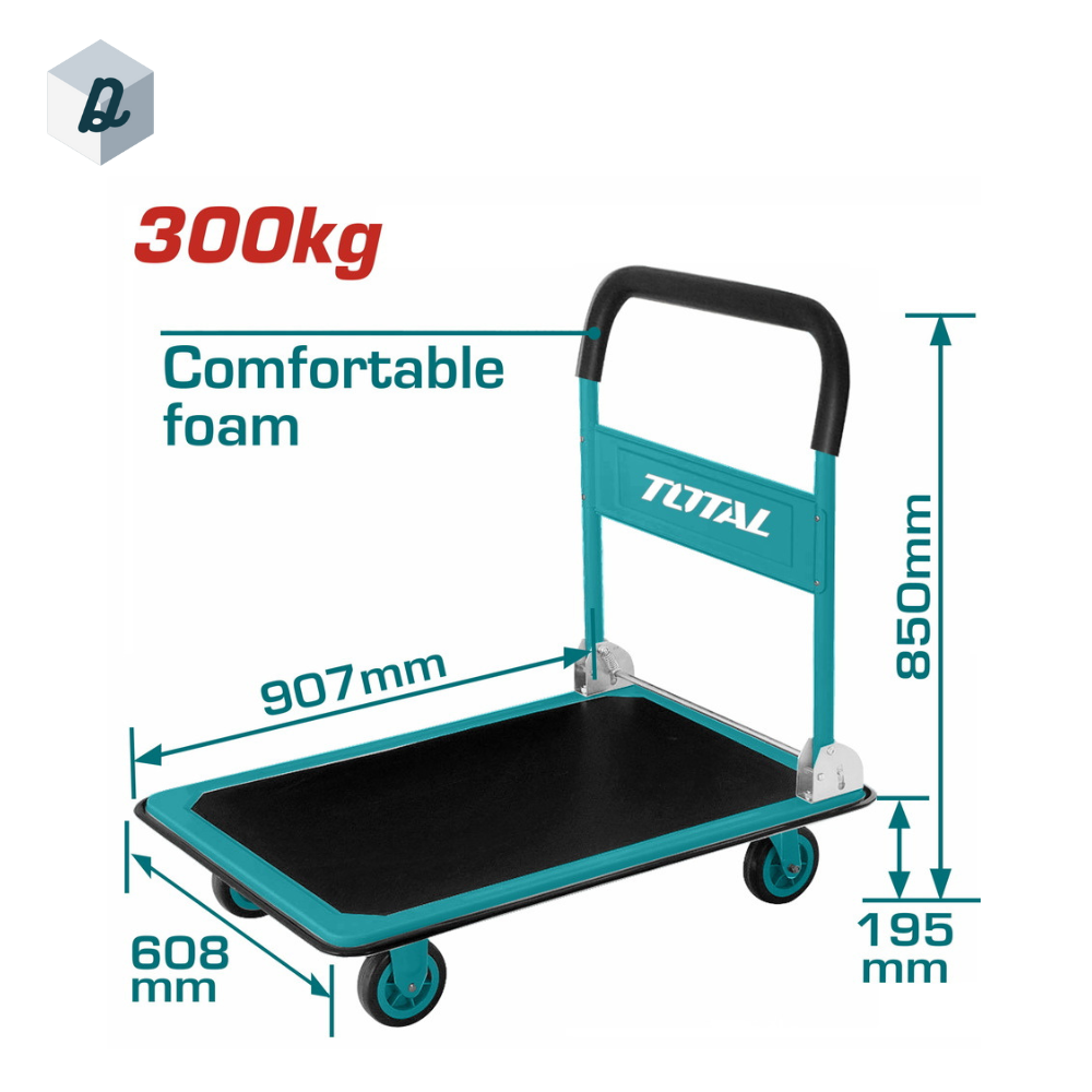 Chariot Pliant 300KG 907X 608 mm TOTAL | THTHP13002