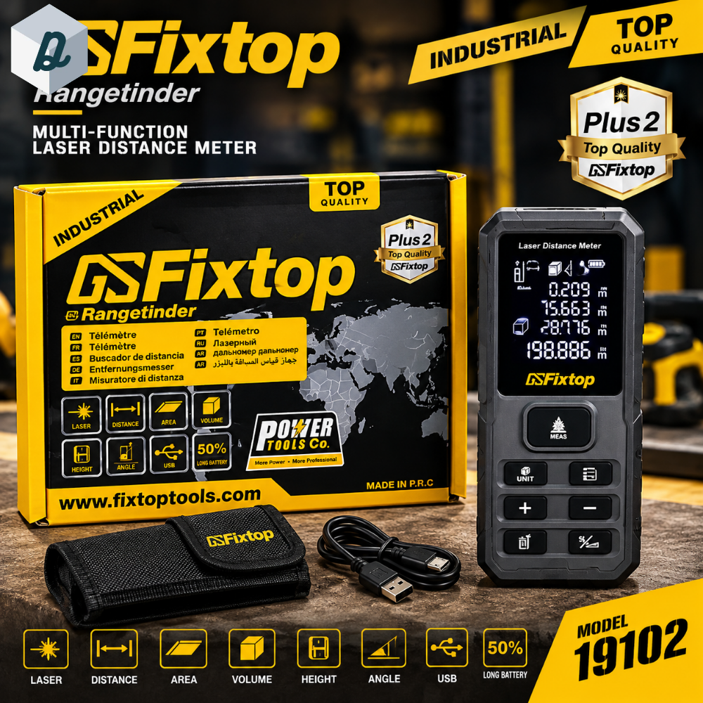Mètre Laser FIXTOP Appareil de Mesure Multifonction Professionnel | 19102