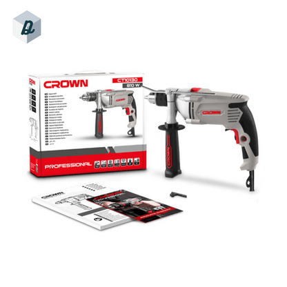 Perceuse à Percussion 810W 13mm New CROWN | CT10130