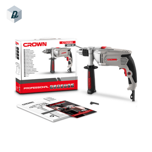 Perceuse à Percussion 810W 13mm New CROWN | CT10130