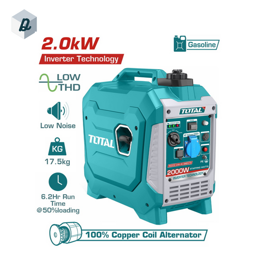 Générateur à Essence Inverter 2.000W TOTAL | TP523006