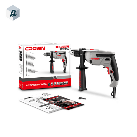Perceuse à Percussion 600W 13mm CROWN | CT10128