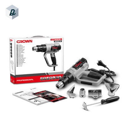Pistolet Air Chaud Décapeur Thermique 2000W CROWN | CT19023K