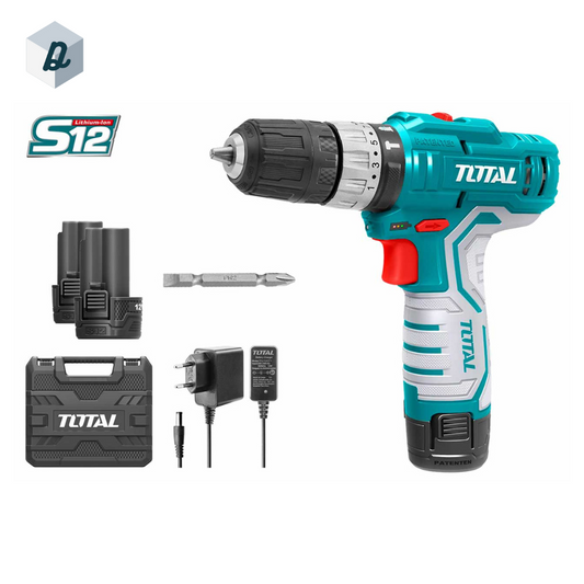 Visseuse & Perceuse au Lithium 12V-1.5Ah TOTAL | TIDLI1232