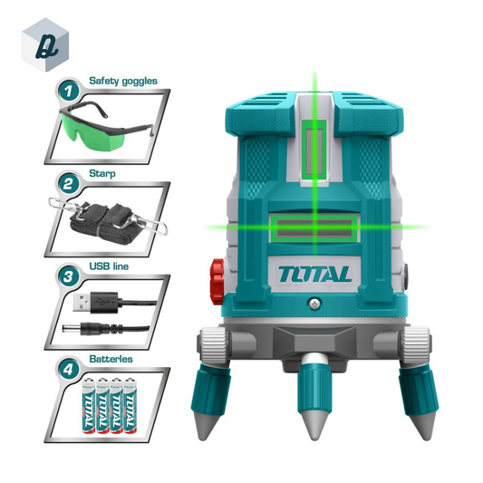 Laser De Ligne À Nivellement Automatique 30M TOTAL | TLL305205