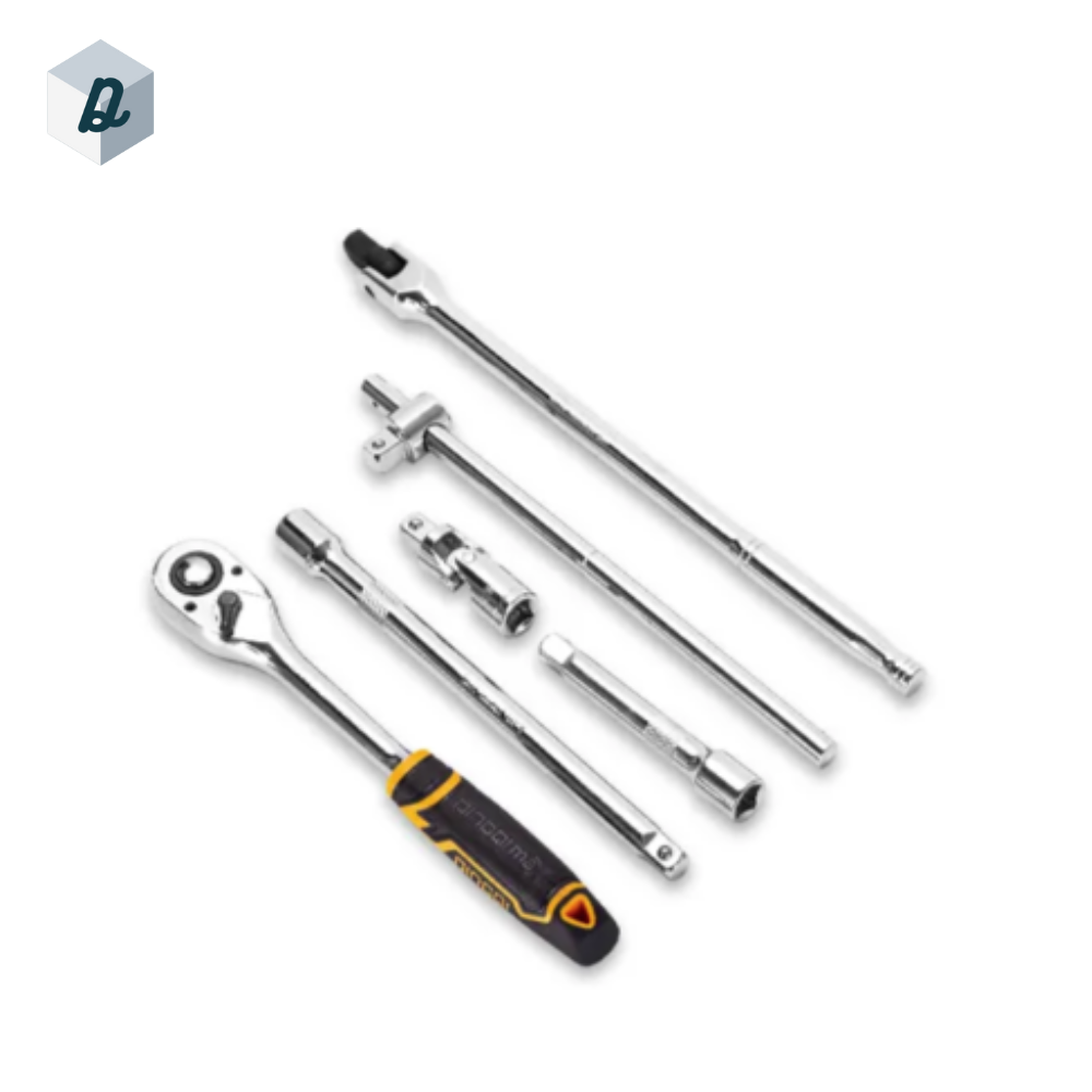 Caisse a Douilles avec Bras Cliquet 1/2" 24 PCS DINGQI | D14001