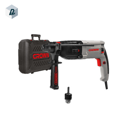 Marteau Piqueur Perforateur Sds-Plus 800w 26mm 3.4j Double Mandrin CROWN | CT18108 BMC