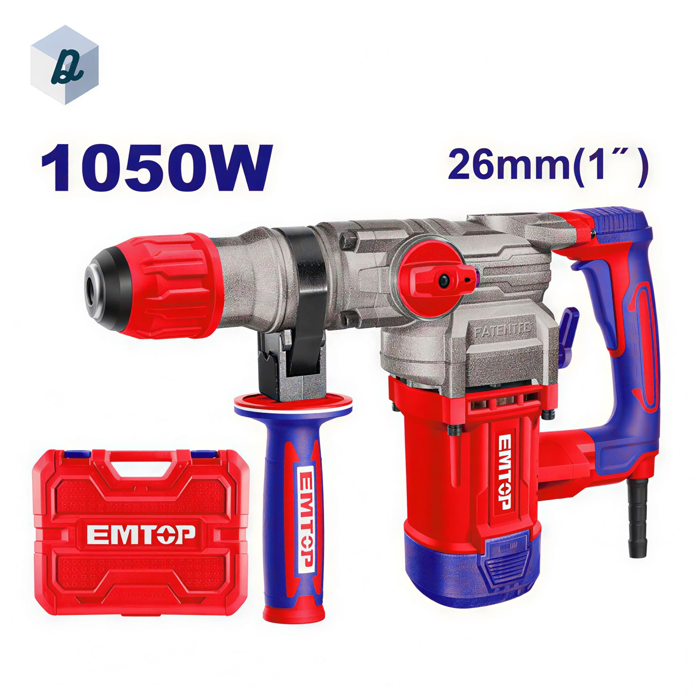 Marteau Perforateur SDS Plus 1050W 5J Professionnel EMTOP | ERHRP1052