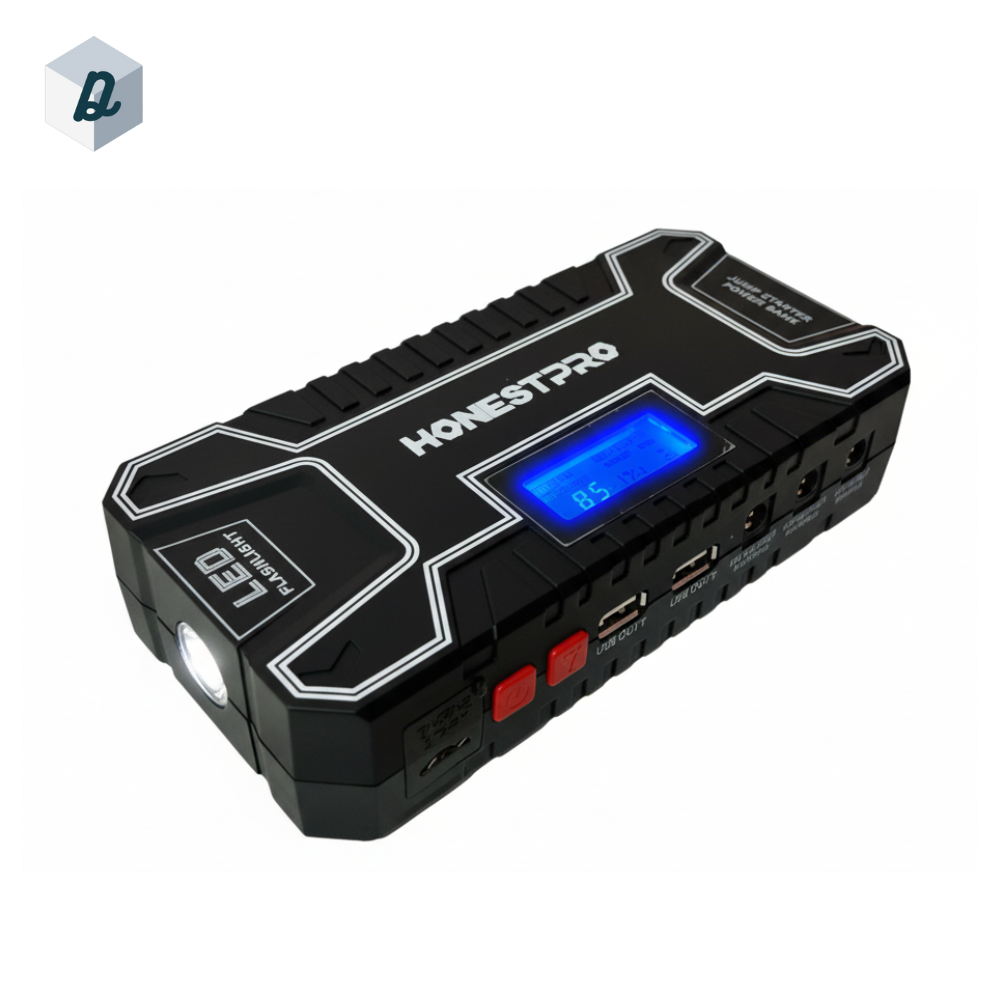 Chargeur Démarreur + LED Torche 12000mAH HONESTPRO | YAE3496