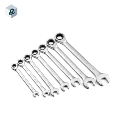 jeu de Clés à Cliquet Mixte 7Pcs 8-19mm DING QI | 15001