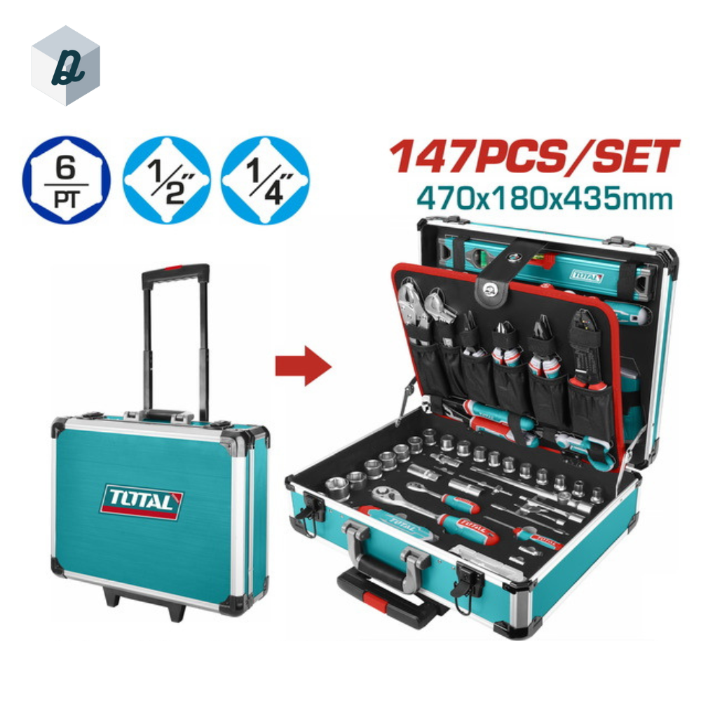 Ensemble D’Outils À Main 147 Pcs TOTAL | THKTHP21476