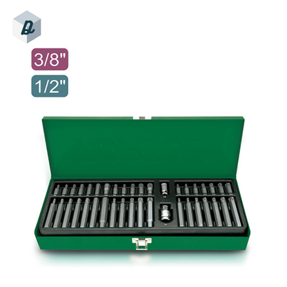 Jeu d'embouts 3/8 "et 1/2" 40 pièces TOPTUL | GAAD4002