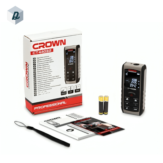 Mètre Laser 40 Métre Anti-Choc CROWN | CT44032
