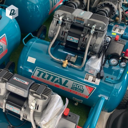 Compresseur d’air 50L Silencieux Sans Huile TOTAL | TCS1120508