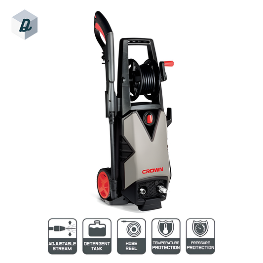 Nettoyeur à Pression 140Bar 1800W CROWN | CT42022