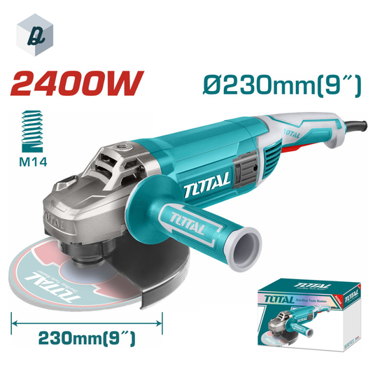 Meuleuse d'angle 2400W - 230 mm TOTAL | TG1252306