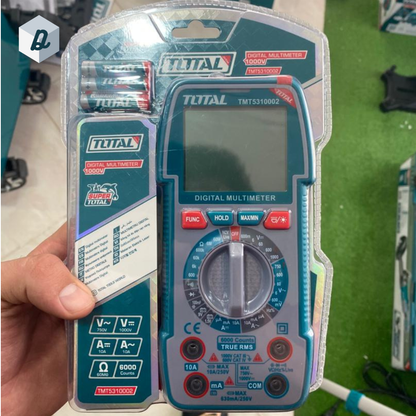 Multimètre Digital 1000V True RMS TOTAL | TMT5310002
