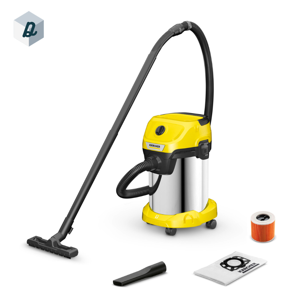 Aspirateur Eau & Poussière 19L Inox KÄRCHER | WD3 SV