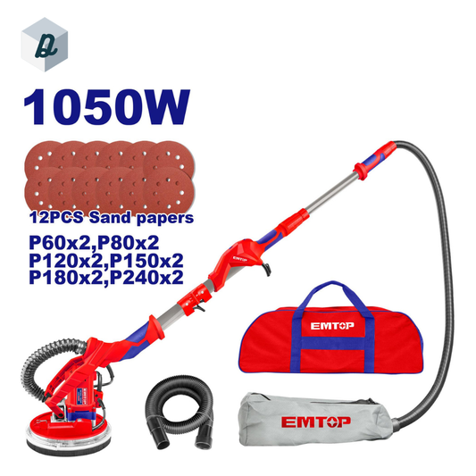 Ponceuse Girafe 1050W pour Plaques de Plâtre EMTOP | EDSD10501