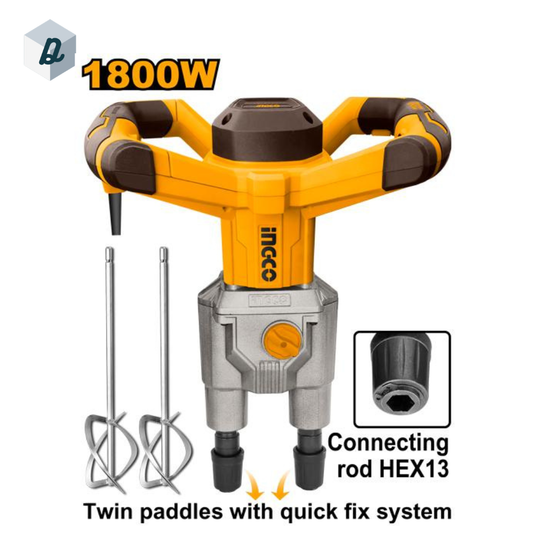 Malaxeur Électrique 1800W Professionnel INGCO | MX218008
