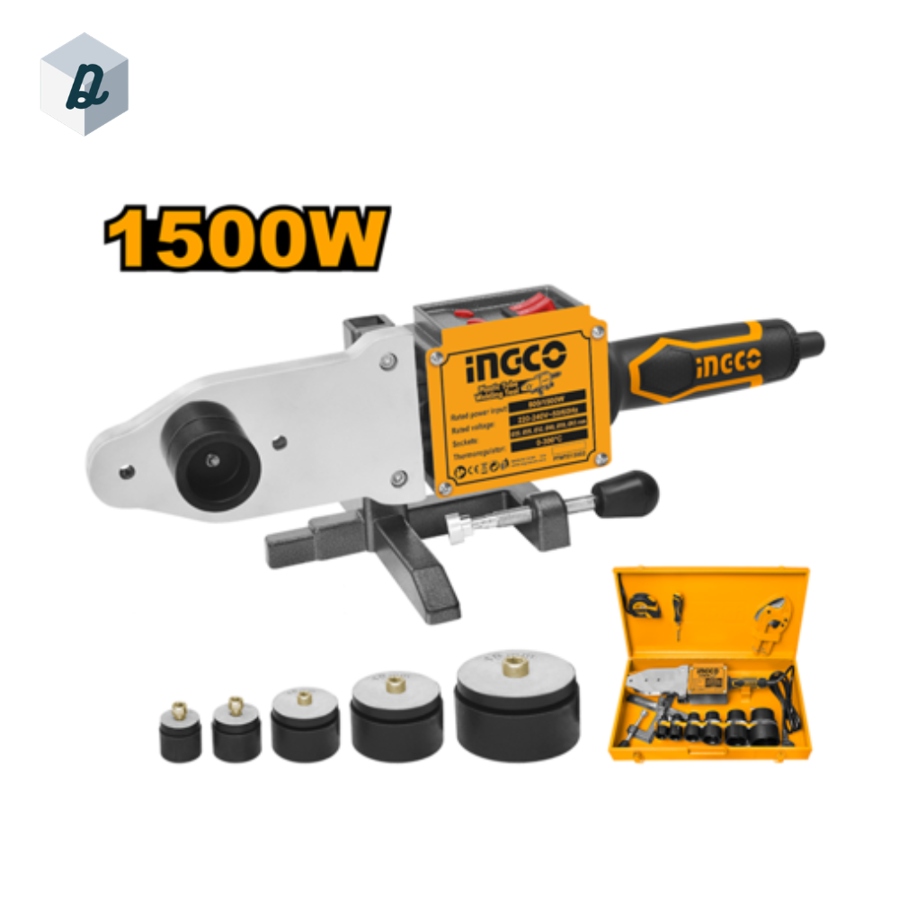 Machine de Soudage pour Tubes Plastiques 1500W 20-63mm Professionnelle INGCO | TWT215002