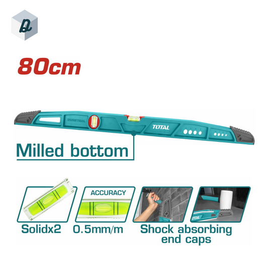 Niveau de Maçon Robuste 80cm TOTAL | TMT221806